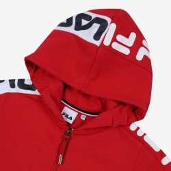 Fila Verticale Fleece - Poikien Verryttelypuvut - TummanPunainen | FI-24789